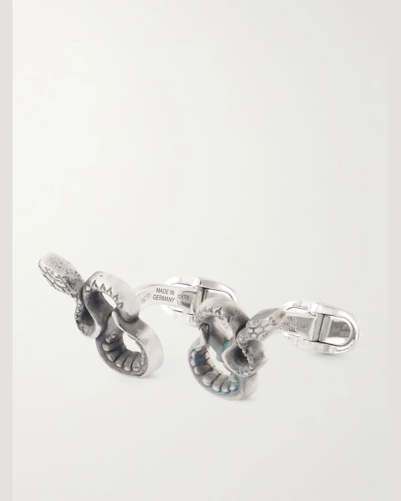 Montblanc The Legend Of The Zodiac Stainless Steel Cufflinks Silver