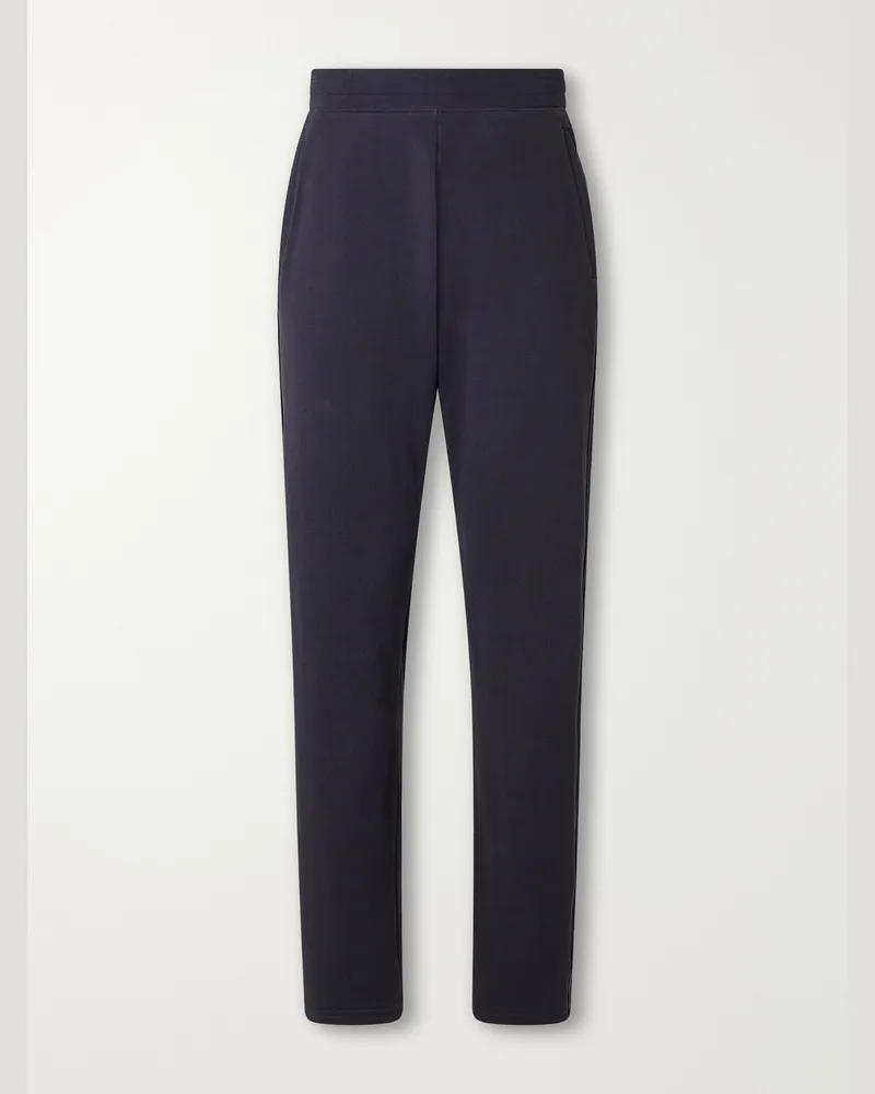 John Elliott + Co Straight-Leg Cotton-Jersey Sweatpants Black