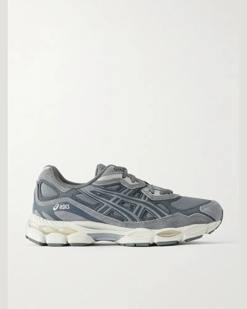 Asics Gel-NYC Sneakers aus Ripstop mit Besatz aus Veloursleder und Gummi Grau