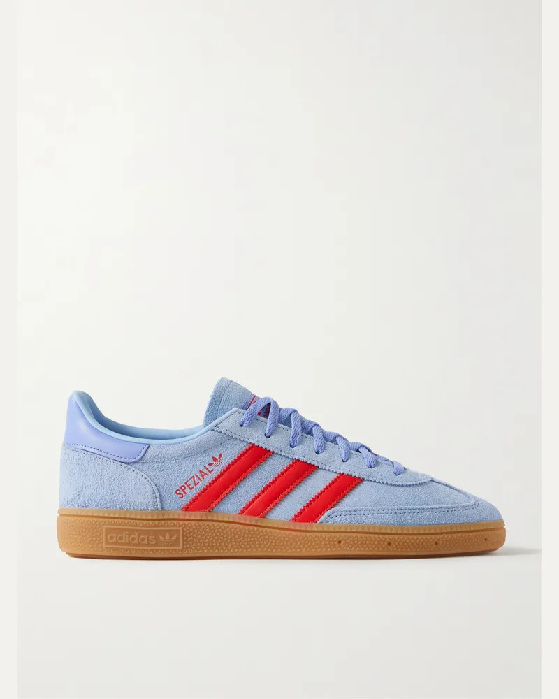adidas Handball Spezial Sneakers aus Veloursleder mit Lederbesatz Blau