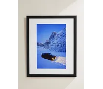 2022 Range Rover in the Dolomites – Gerahmter Fotodruck, 41 x 51 cm