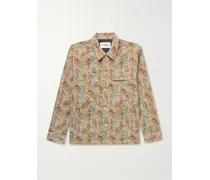 Hemdjacke aus Jacquard mit Paisley-Muster