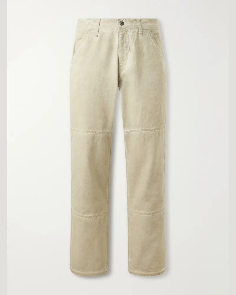 Rag & Bone Carpenter Straight-Leg Trousers Neutrals