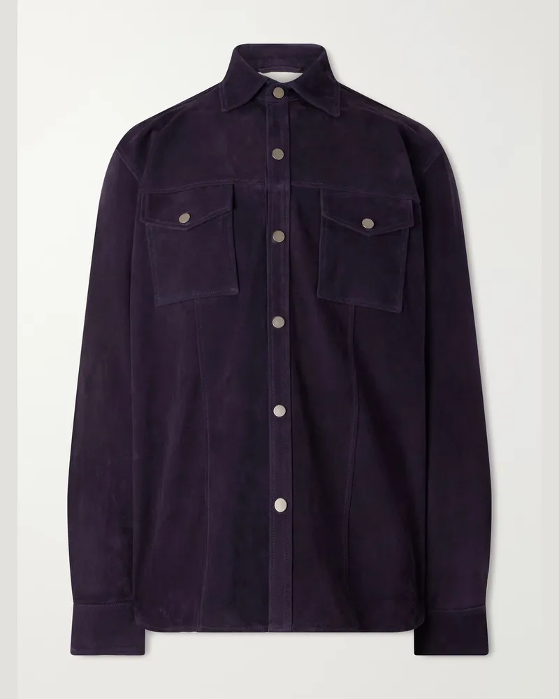 Altea Suede Jacket Blue