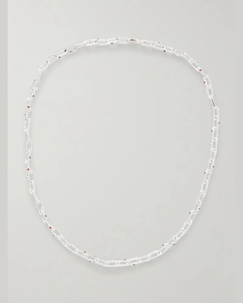 Hatton Labs Discovery Gliederkette aus Silber mit Cubic Zirkonia Silber