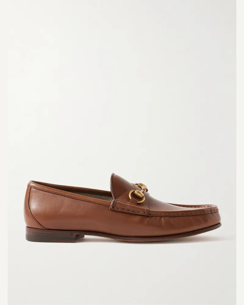 Gucci Horsebit 1953 Leather Loafers Brown