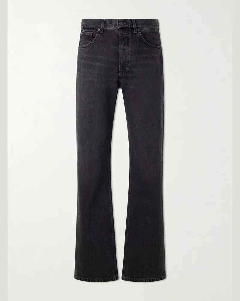 JEANERICA Vega Straight-Leg Cotton Jeans Black