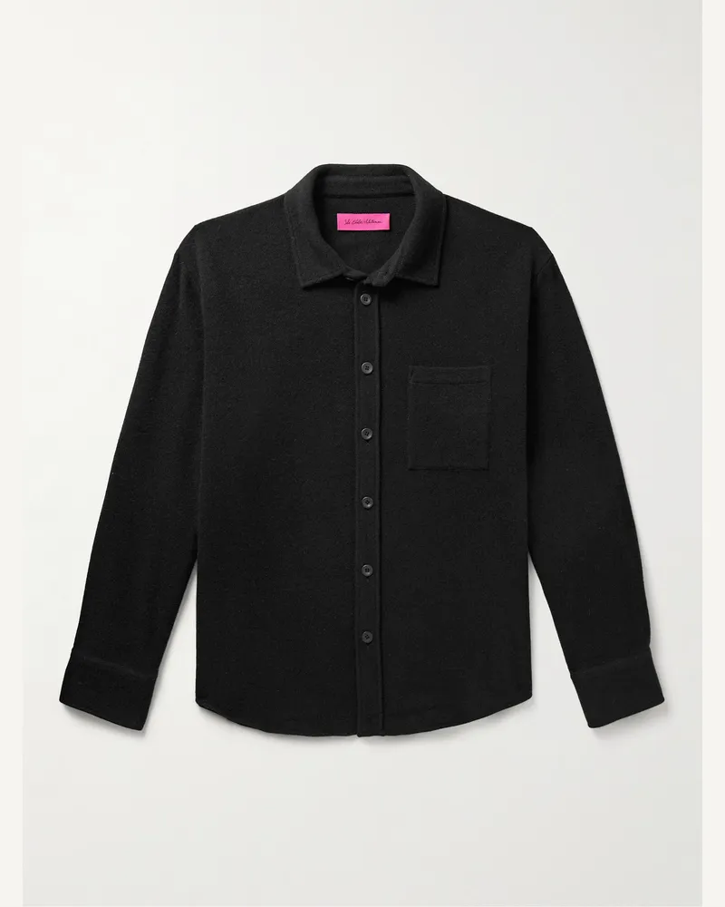 The Elder Statesman Hemdjacke aus Kaschmir Schwarz