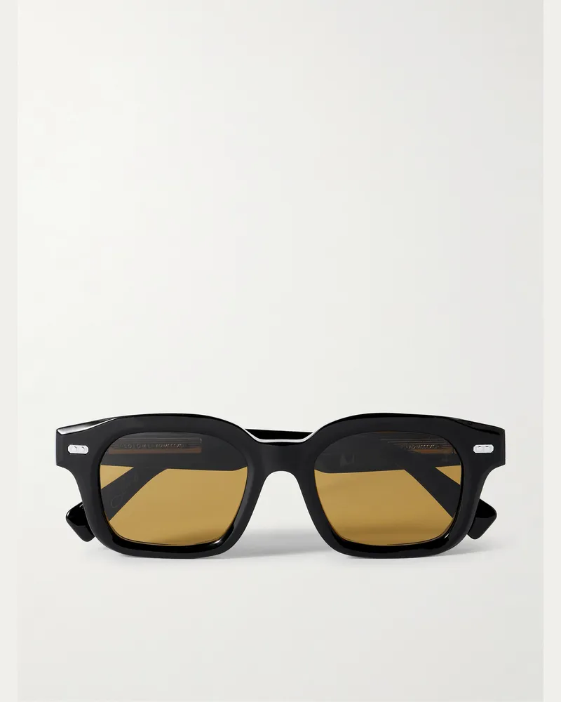 Brunello Cucinelli Sonnenbrille mit D-Rahmen aus Azetat Schwarz