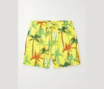 Mahina gerade geschnittene mittellange Badeshorts aus recyceltem Material