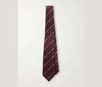 7cm Striped Silk-Twill Neck Tie
