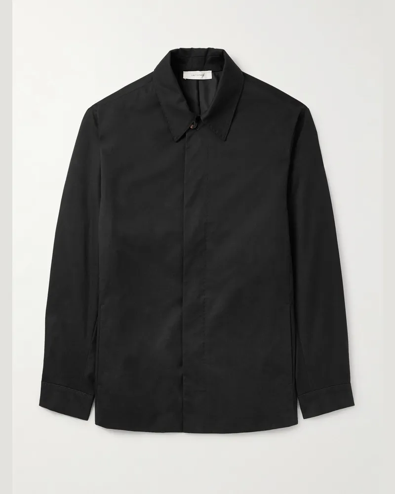 Umit Benan Romeo Cotton-Blend Jacket Black