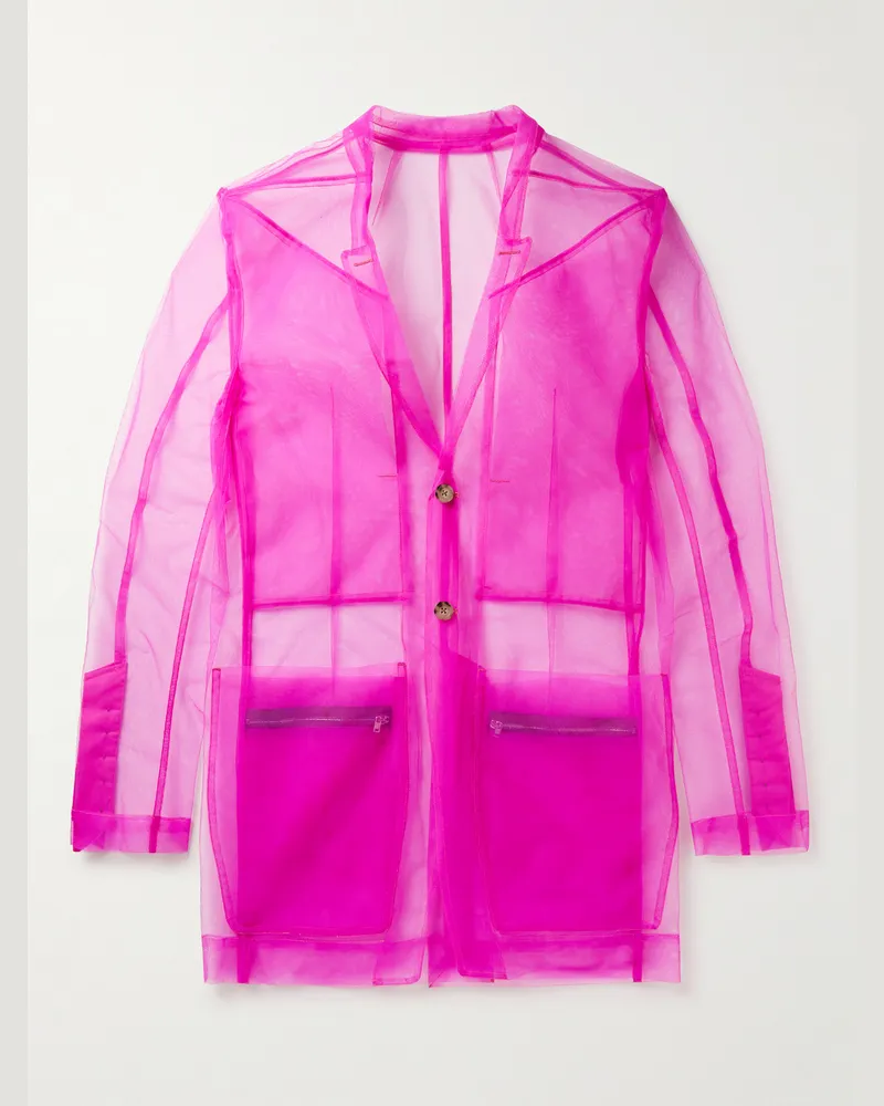 Rick Owens Lido Sakko aus Tüll Pink