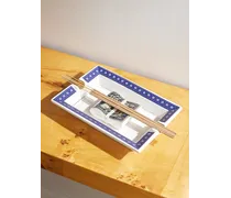 Räucherstäbchen-Tablett aus Keramik mit Print