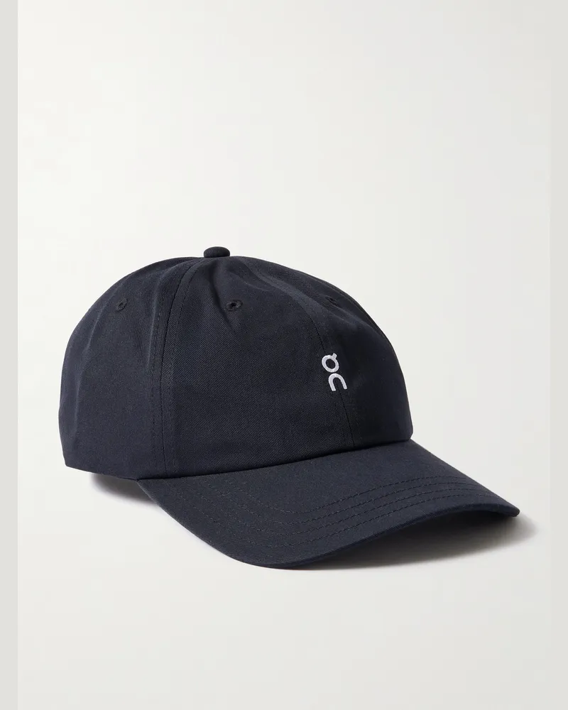 ON All Day Baseballkappe aus Baumwoll-Twill mit Logostickerei Schwarz
