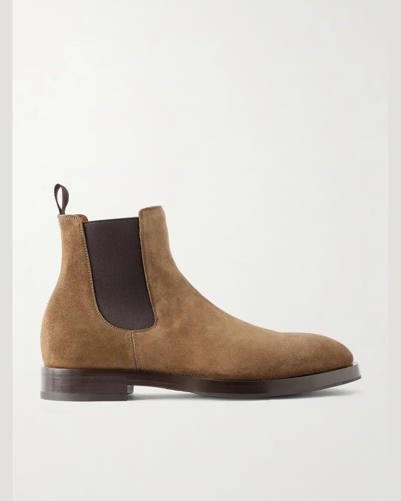 Officine Creative Italia Ortega 003 Suede Chelsea Boots Brown