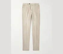 Incotex gerade geschnittene Hose aus Cord aus einer Baumwollmischung