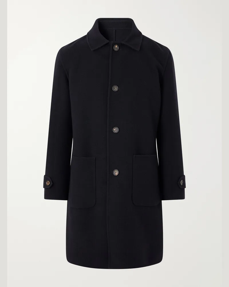 Eleventy Wool Coat Black