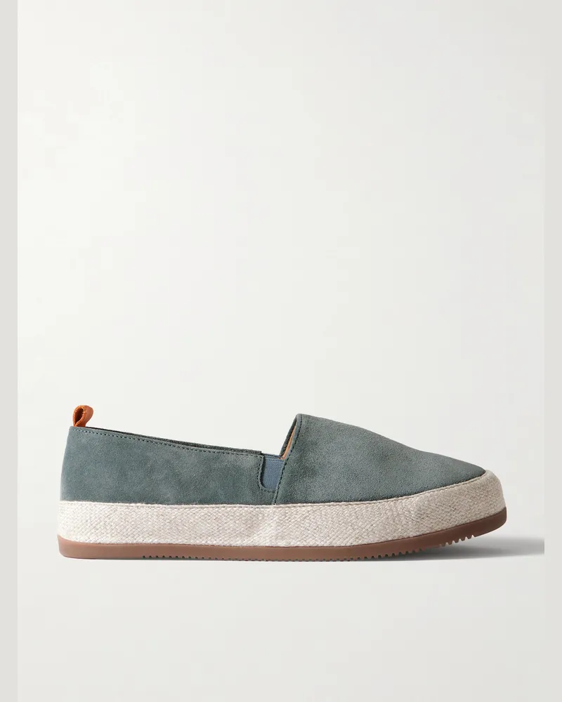 MULO Espadrilles aus Leder Blau