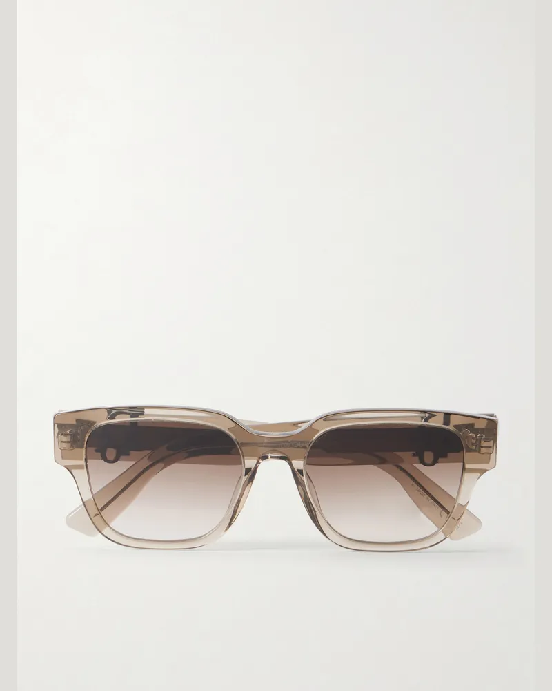 Dior Dior Oblique S1I Square-Frame Acetate Sunglasses Brown