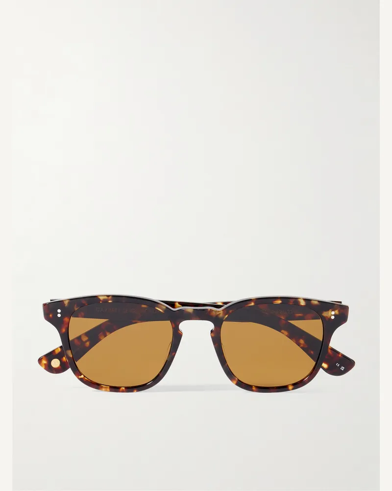 Garrett Leight Ace II Sun D-Frame Tortoiseshell Acetate Sunglasses Tortoiseshell