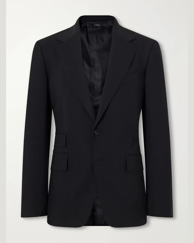 Tom Ford Shelton Stretch-Wool Jacket Black