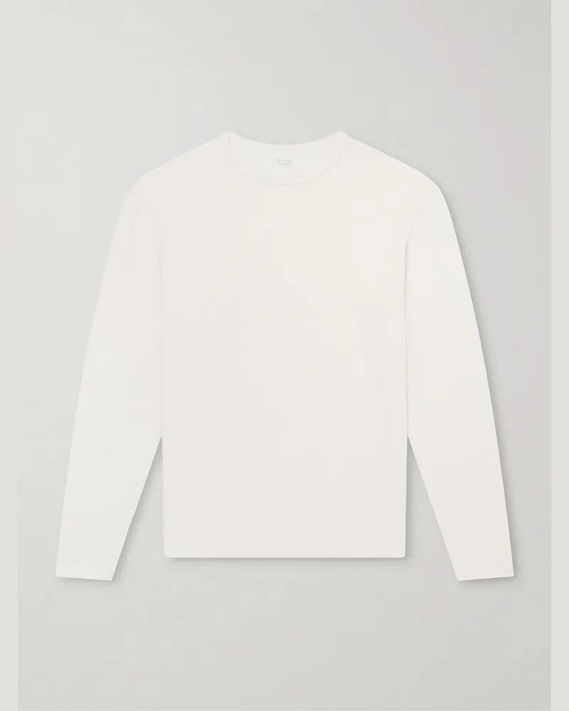 Hartford Linen-Jersey T-Shirt Neutrals