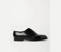 Chelsea Oxford-Schuhe aus brüniertem Leder mit Kappe