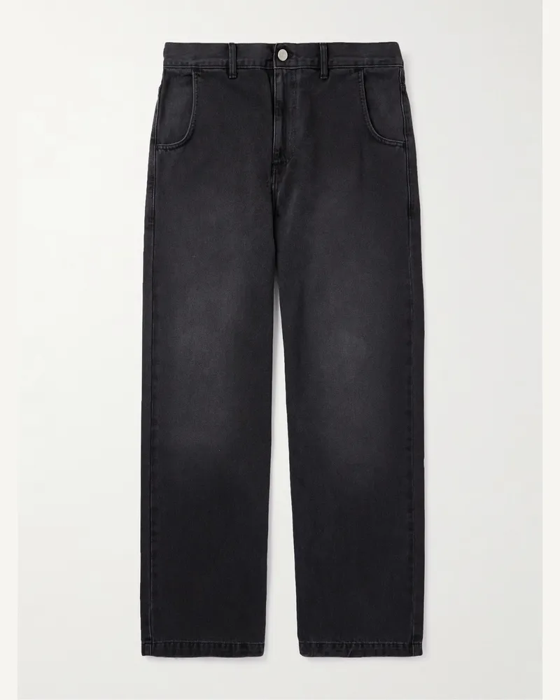Mfpen Gerade geschnittene Jeans aus Bio-Denim Schwarz