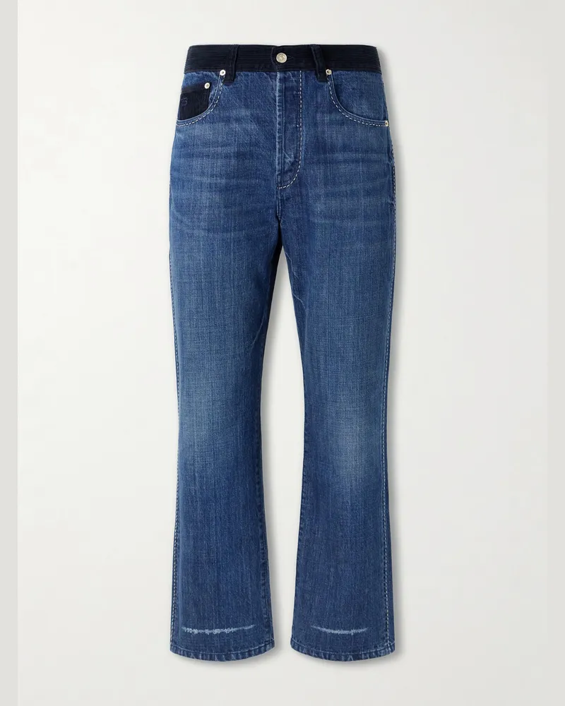 Wales Bonner Straight-Leg Jeans Blue
