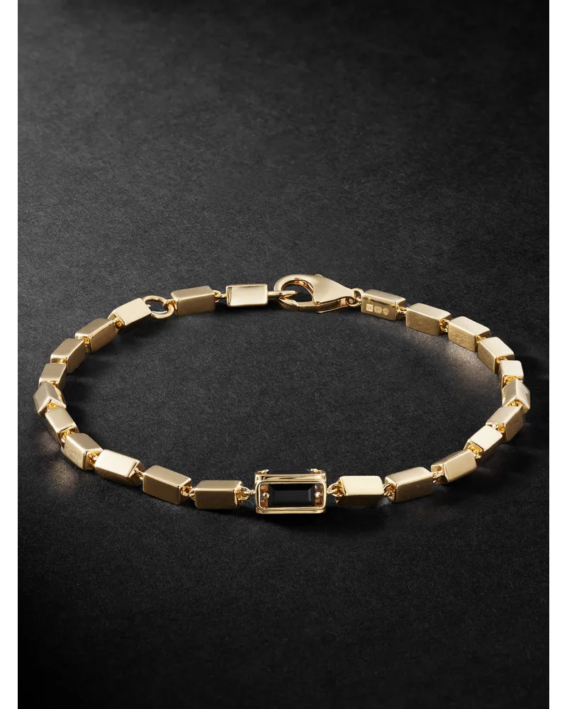 Suzanne Kalan Armband aus Gold mit schwarzen Saphiren Gold