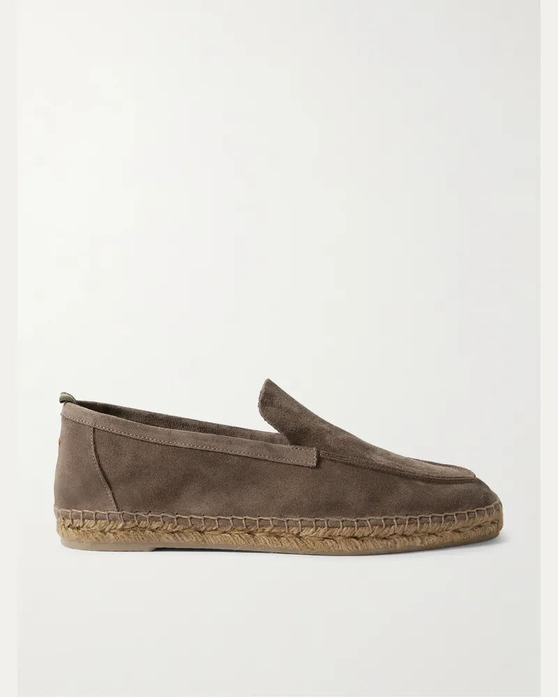 Castañer Nino Espadrilles aus Veloursleder Braun