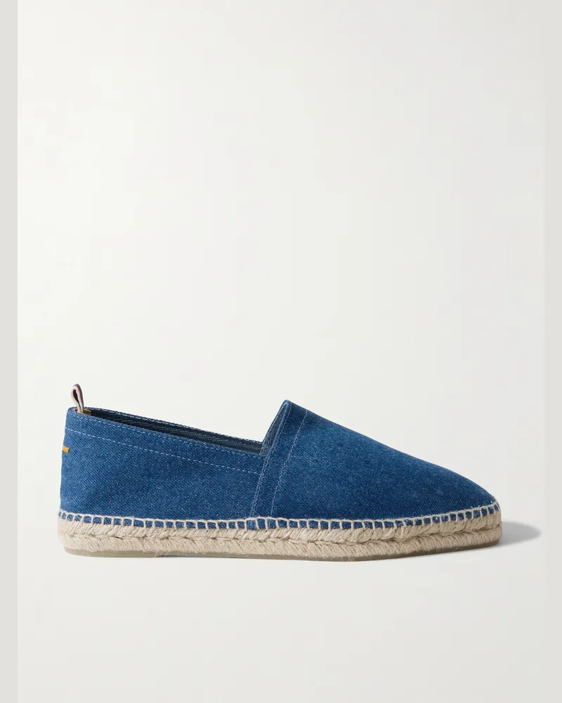 Castañer Pablo Espadrilles aus Denim Blau