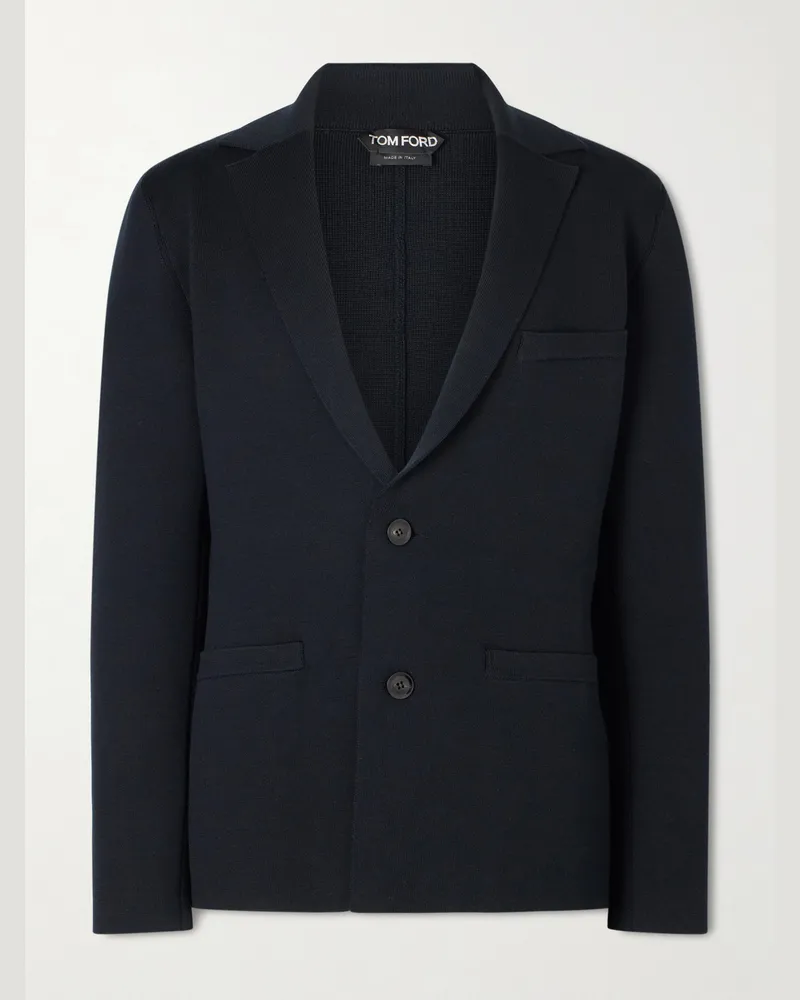 Tom Ford Jacke aus einer Wollmischung Schwarz