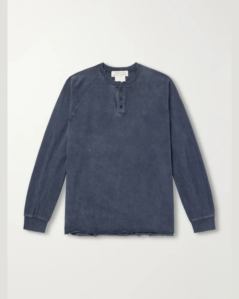 Remi Relief Distressed Cotton-Jersey T-Shirt Black