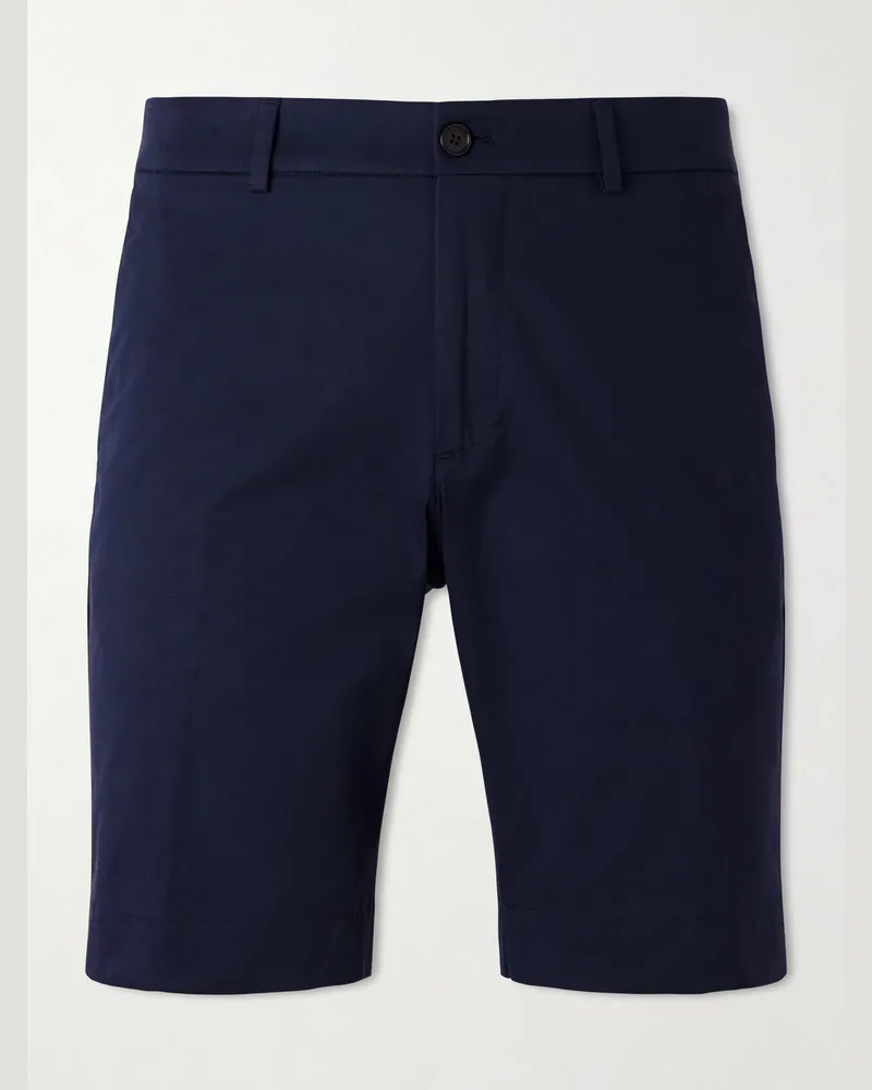 Slowear Slim-Fit Cotton-Blend Gabardine Chino Shorts Blue
