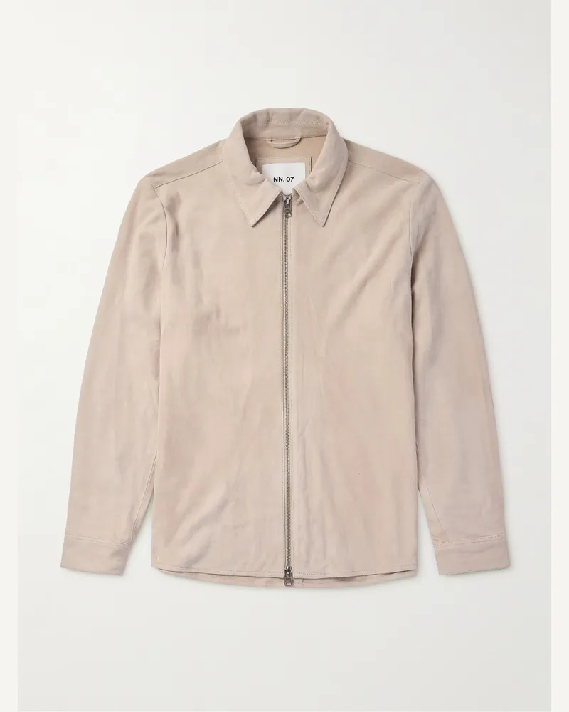 NN 07 Bruce 8444 Jacke aus Veloursleder Neutral