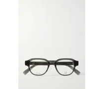 Brille mit rundem Rahmen aus Azetat