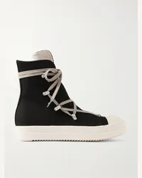 DRKSHDW by Rick Owens Hexa Sneakers aus Denim Schwarz