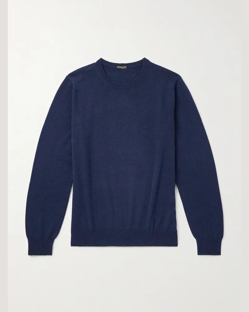Rubinacci Pullover aus Kaschmir Blau