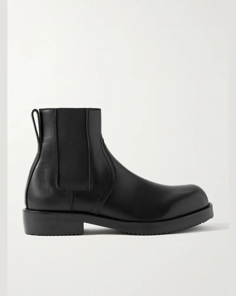 Dries van Noten Leather Chelsea Boots Black