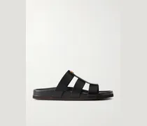 Studshield Logo-Embellished Leather Sandals