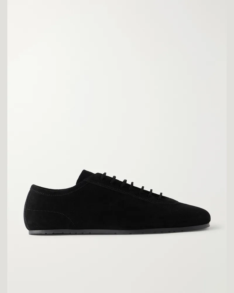 Dries van Noten Suede Sneakers Black