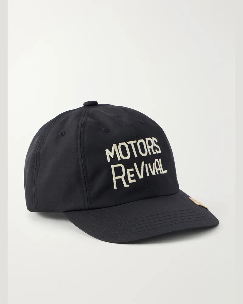 Visvim Excelsior Wool and Silk-Blend Twill Cap Black