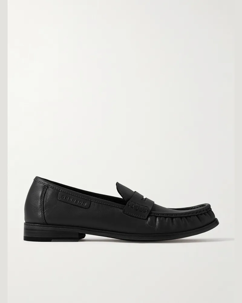 Grenson  Simeon Pennyloafers aus Leder Schwarz