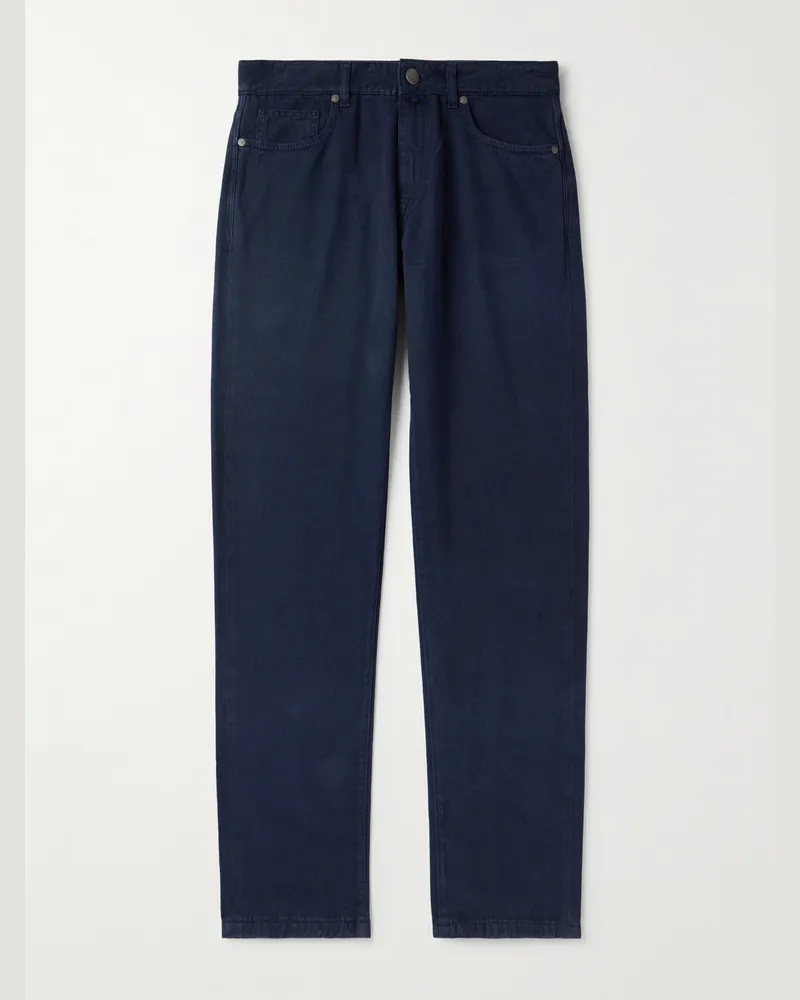 Incotex Blue Division schmal geschnittene und schmaler zulaufende Jeans Blau