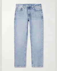 Nudie Jeans Gritty Jackson gerade geschnittene Jeans Blau