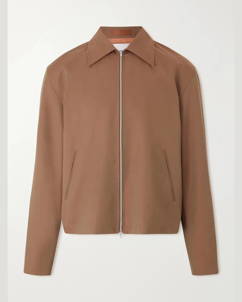 Our Legacy Mini Jacke aus Schurwolle Braun