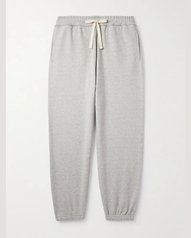 Jil Sander Schmal zulaufende Jogginghose aus Baumwoll-Jersey Grau