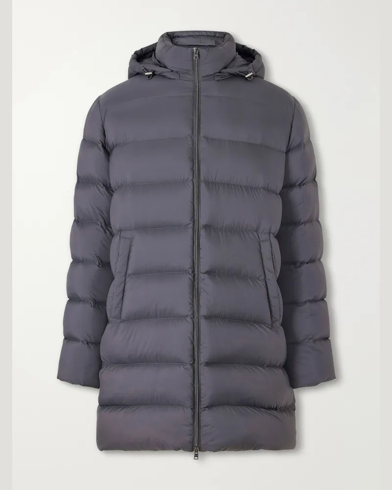 Herno Ecoage Padded Quilted Down Jacket Gray
